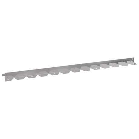 Vidaxl gazonrand 20 st 102 x 4 x 4 cm staal zilverkleurig