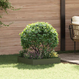 Vidaxl gazonrand 60 x 60 x 20 cm staal olijfgroen