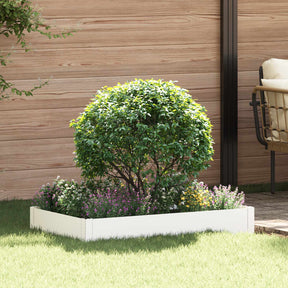 Vidaxl gazonrand 100 x 60 x 20 cm staal wit