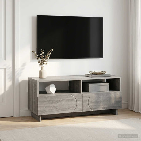 Vidaxl tv-standaard 90 x 34,5 x 40 cm grijs sonoma bewerkt hout