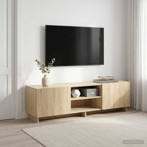 Vidaxl tv-standaard 140 x 34,5 x 40 cm sonoma eiken bewerkt hout
