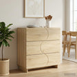 Vidaxl dressoir sonoma eiken 70 x 38 x 75 cm bewerkt hout