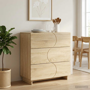 Vidaxl dressoir sonoma eiken 70 x 38 x 75 cm bewerkt hout