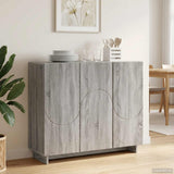 Vidaxl dressoir grijs sonoma 85,5 x 31 x 75 cm bewerkt hout