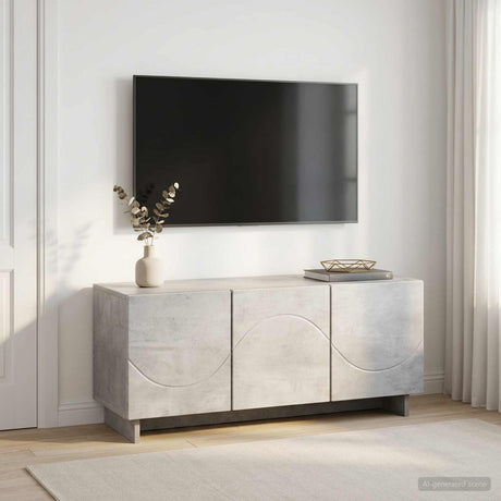 Vidaxl tv-meubel 90 x 34,5 x 40 cm betongrijs bewerkt hout