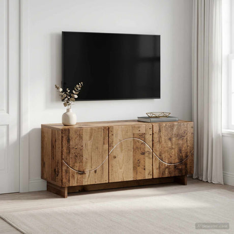 Vidaxl tv-meubel 90 x 34,5 x 40 cm oud hout bewerkt hout