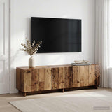 Vidaxl tv-meubel 140 x 34,5 x 40 cm oud hout bewerkt hout