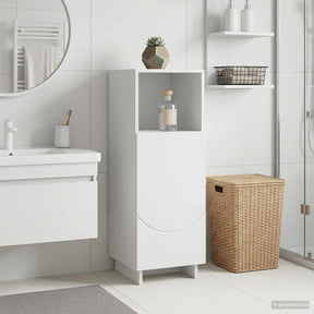 Vidaxl badkamerkast wit 36,5 x 38 x 95 cm bewerkt hout