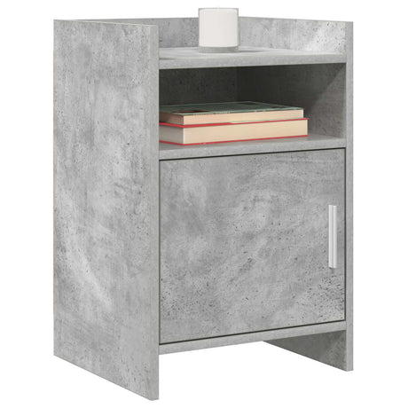 Vidaxl nachtkastjes 2 st betongrijs 40 x 36 x 60 cm bewerkt hout