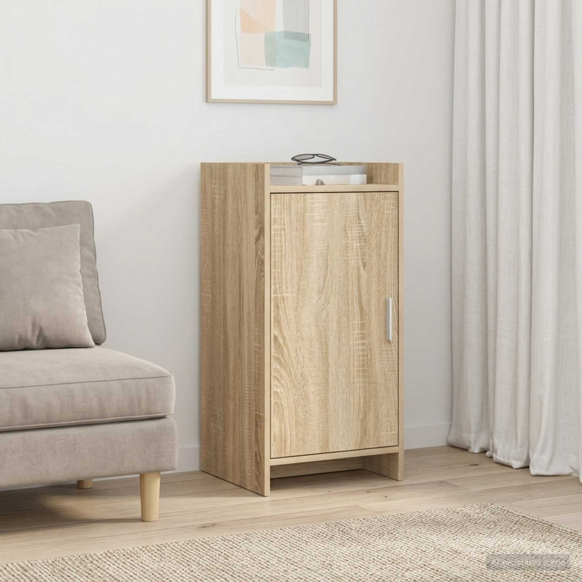 Vidaxl dressoir sonoma eiken 40 x 36 x 80 cm bewerkt hout
