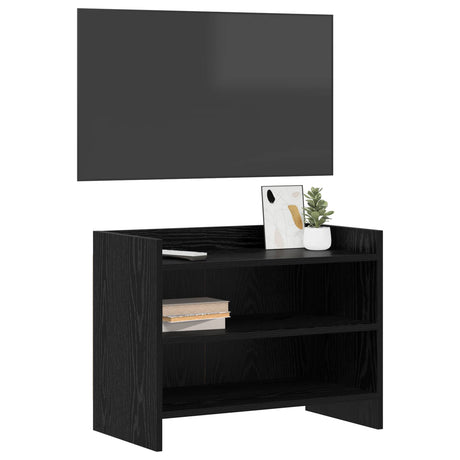 Vidaxl tv-kast 60 x 33 x 47 cm zwart eiken bewerkt hout