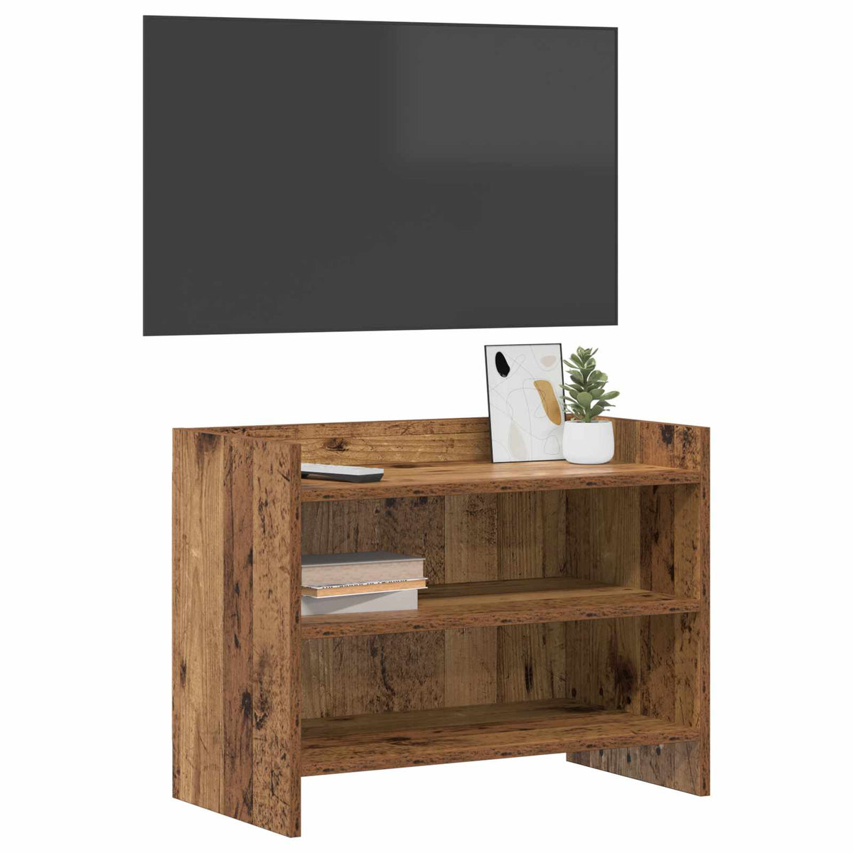 Vidaxl tv-kast 60 x 33 x 47 cm oud hout bewerkt hout
