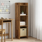 Vidaxl boekenkast oud hout 30 x 30 x 111 cm bewerkt hout