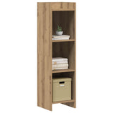 Vidaxl boekenkast 3-laags 30 x 30 x 111 cm bewerkt hout