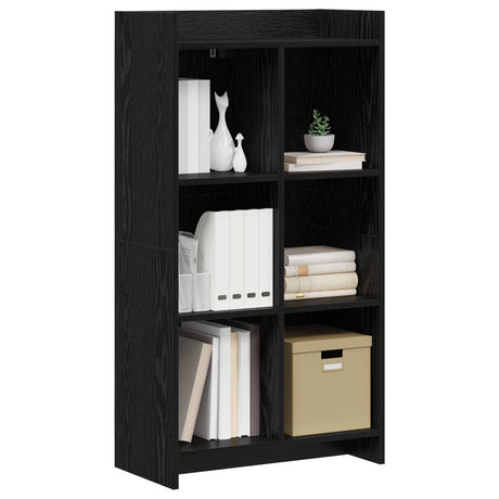 Vidaxl boekenkast zwart eiken 59 x 30 x 111 cm bewerkt hout