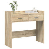 Vidaxl wandtafel sonoma eiken 90 x 35 x 80 cm bewerkt hout