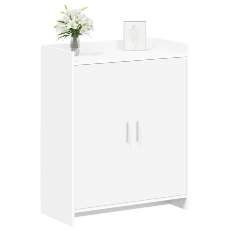 Vidaxl schoenenkast met opslag wit 73,5 x 36 x 92 cm bewerkt hout