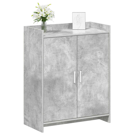 Vidaxl schoenenkast betongrijs 73,5 x 36 x 92 cm bewerkt hout