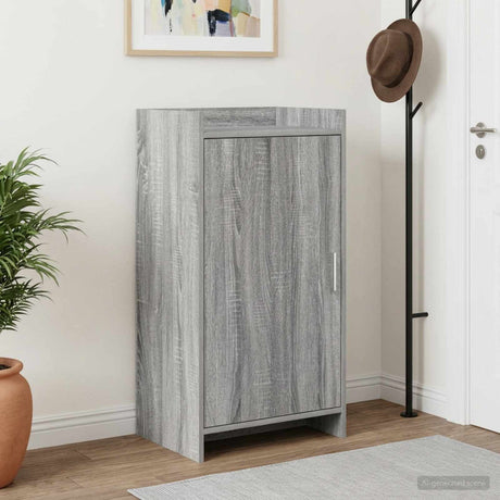 Vidaxl schoenenkast grijs sonoma 48 x 36 x 92 cm bewerkt hout