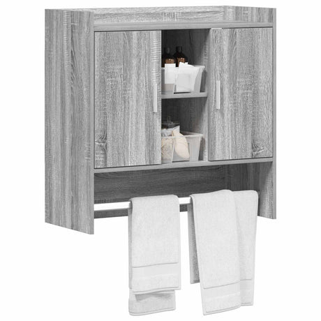 Vidaxl wandplank muurmontage grijs sonoma 80 x 36 x 80 cm bewerkt hout
