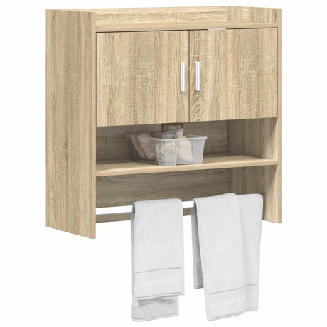 Vidaxl wandplank muurmontage sonoma eiken 80 x 36 x 80 cm bewerkt hout