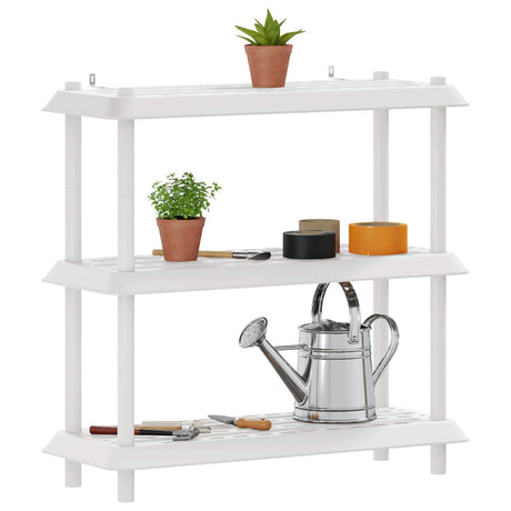 Vidaxl plankenunit 3-laags 100 x 40 x 96 cm pp wit