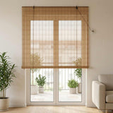 Vidaxl rolgordijn bruin 130 x 220 cm bamboe