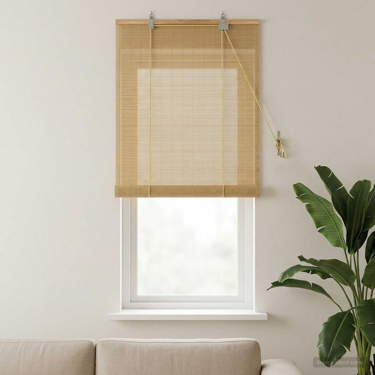 Vidaxl rolgordijn naturel 40 x 160 cm bamboe