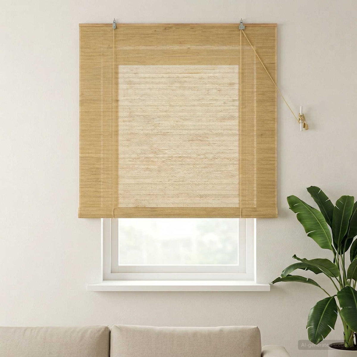 Vidaxl rolgordijn naturel 140 x 160 cm bamboe