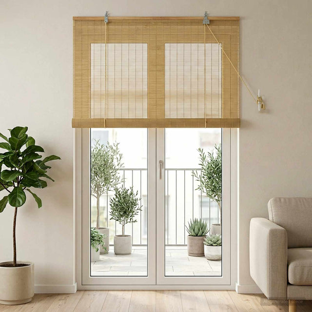 Vidaxl rolgordijn naturel 80 x 220 cm bamboe