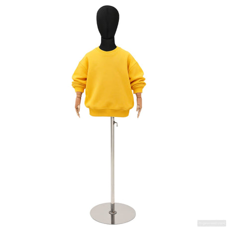 Vidaxl verstelbare 120-150 cm mannequin met basis uniseks pp zwart