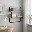 Vidaxl wandplank met 2 niveaus sonoma eiken 60 x 24,5 x 61 cm