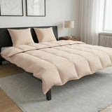 Vidaxl zomer dekbed beige 200 x 240 cm 100% natuurlijke kapok