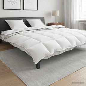 Vidaxl dekbed 200 x 200 cm 100% katoen wit