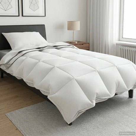 Vidaxl dekbed 135 x 220 cm 100% katoen wit