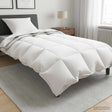 Vidaxl vol jaar dekbed wit 135 x 220 cm bamboevezel