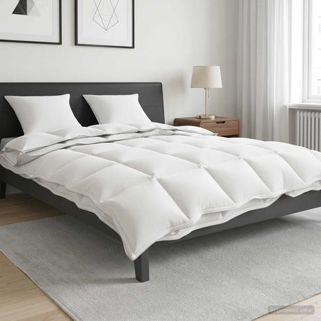 Vidaxl vol jaar dekbed wit 200 x 200 cm bamboevezel