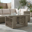 Vidaxl tuinstafel met opklapbare functie grijs 100 x 55 x 37 cm