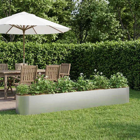 Vidaxl verhoogd tuinbed gegalvaniseerd staal 280 x 40 x 40 cm