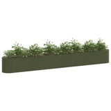 Vidaxl verhoogd tuinbed olijfgroen 360 x 40 x 40 cm