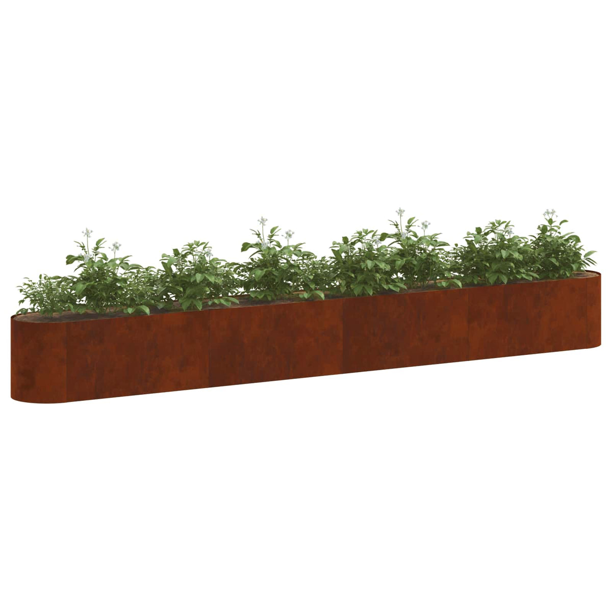 Vidaxl verhoogd tuinbed weervast staal 360 x 40 x 40 cm