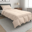 Vidaxl dekbedset 2 st 135 x 200 cm winter 350 gsm beige