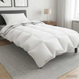 Vidaxl jaar rond dekbed set 2 st 135 x 200 cm alle seizoenen wit