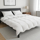 Vidaxl dekbedset 3 st wit bamboevezel