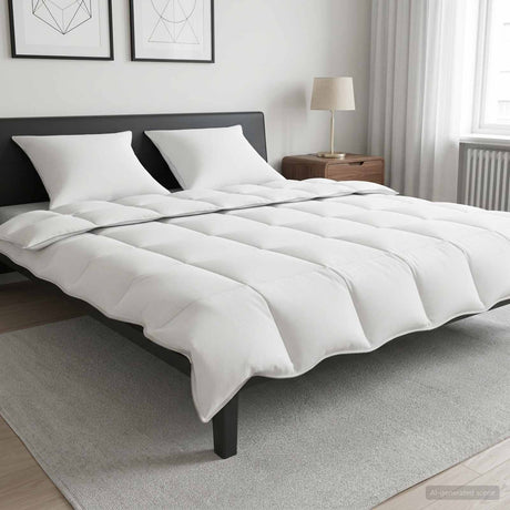 Vidaxl dekbed en hoofdkussen set 3 st 260 x 240 cm winter 1030 g stuk
