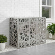Vidaxl airconditioner hoes zilver 110 x 50 x 80 cm