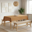 Vidaxl tafelkleed rechthoekig beige 110 x 160 cm polyester