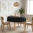 Vidaxl tafelkleed rond donkergrijs ø 140 cm polyester