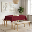 Vidaxl tafelkleed 5 st rechthoekig wijnrood 140 x 180 cm