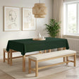 Vidaxl tafelkleed 5 st rechthoekig donkergroen 140 x 220 cm